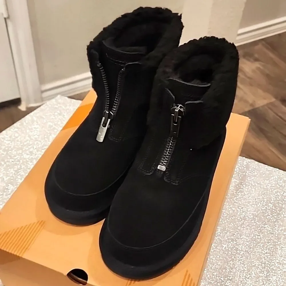 Koolaburra By Ugg Lytta Mini Leather Faux Fur Shearling‎ Boot